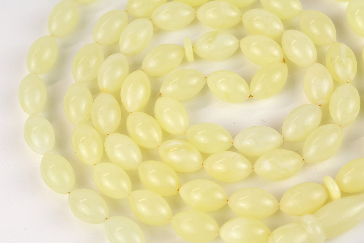 Natural Light Yellow Baltic Amber Rosary (22.94g) | Certified Mesbah | Tetibel