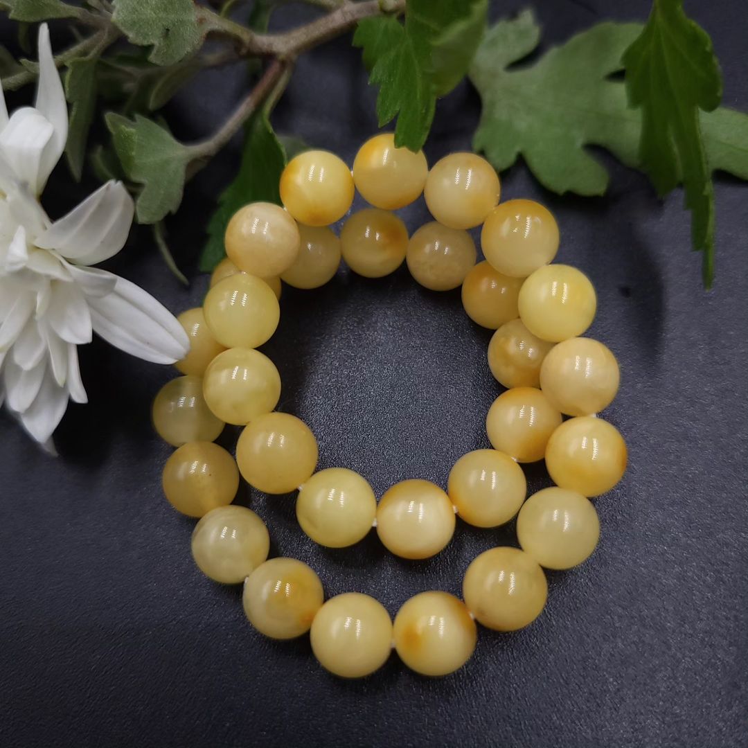 Tetibel Bernstein Armband | Milchiger Butterscotch Bernstein