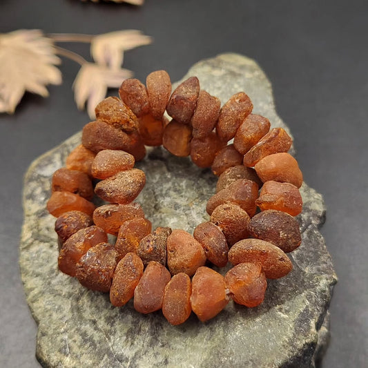 Amber Bracelet unprocessed raw stones