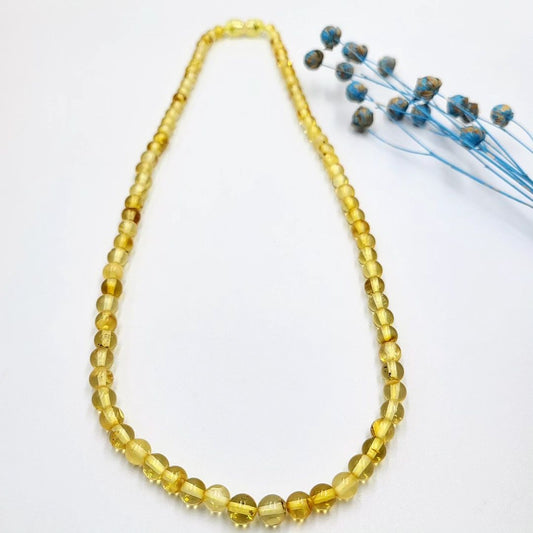 Amber Necklace Beads Translucent