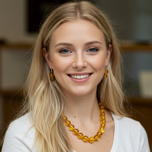 Amber Earrings: A Touch of Natural Radiance to Frame Your Face