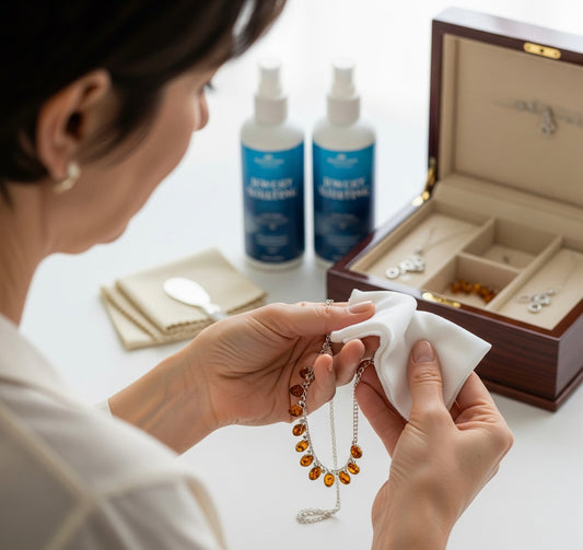 Sparkle and Shine: The Essential Guide to Caring for Your Amber and Sterling Silver Jewelry ✨