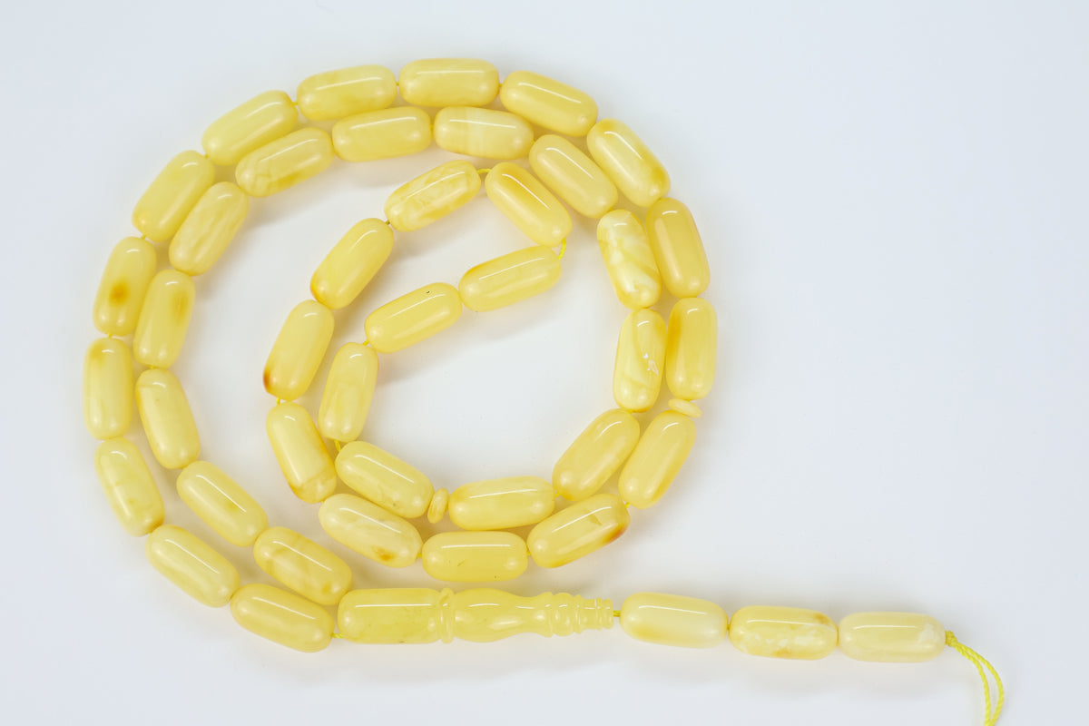 Laboratory certified natural Baltic amber rosary  from Tetibel Amber Jewels.