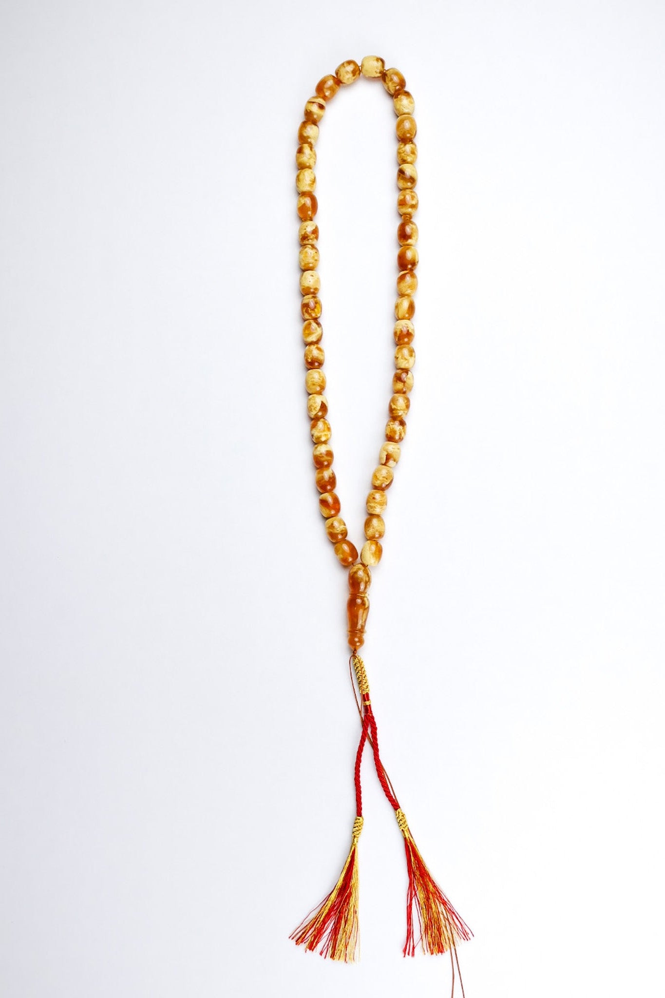 Luxury amber tasbih prayer beads 62g genuine Baltic amber