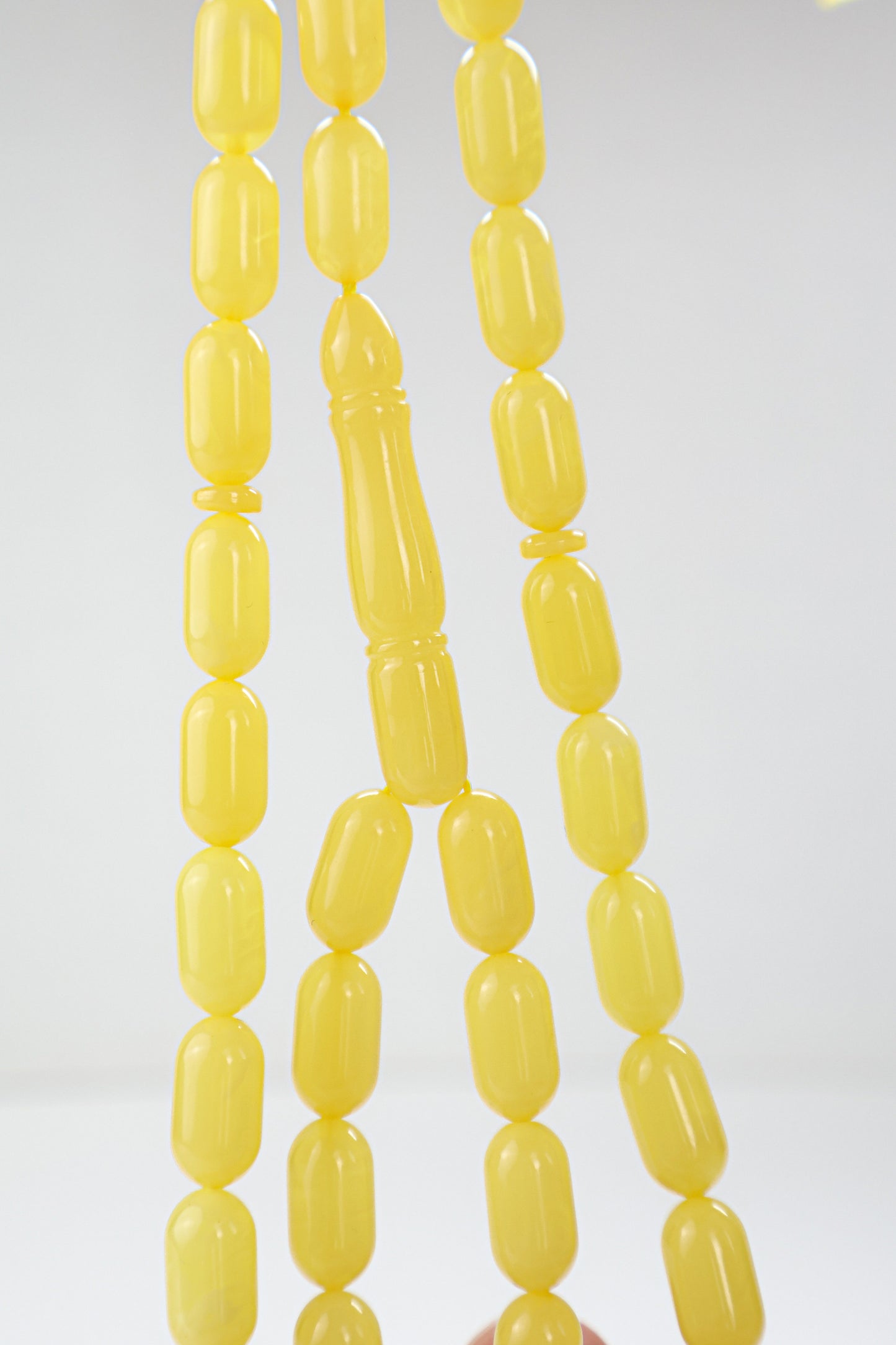 25.60g natural Baltic amber prayer beads (misbaha) certified by Amber Experts Laboratory in Gdansk, Poland.