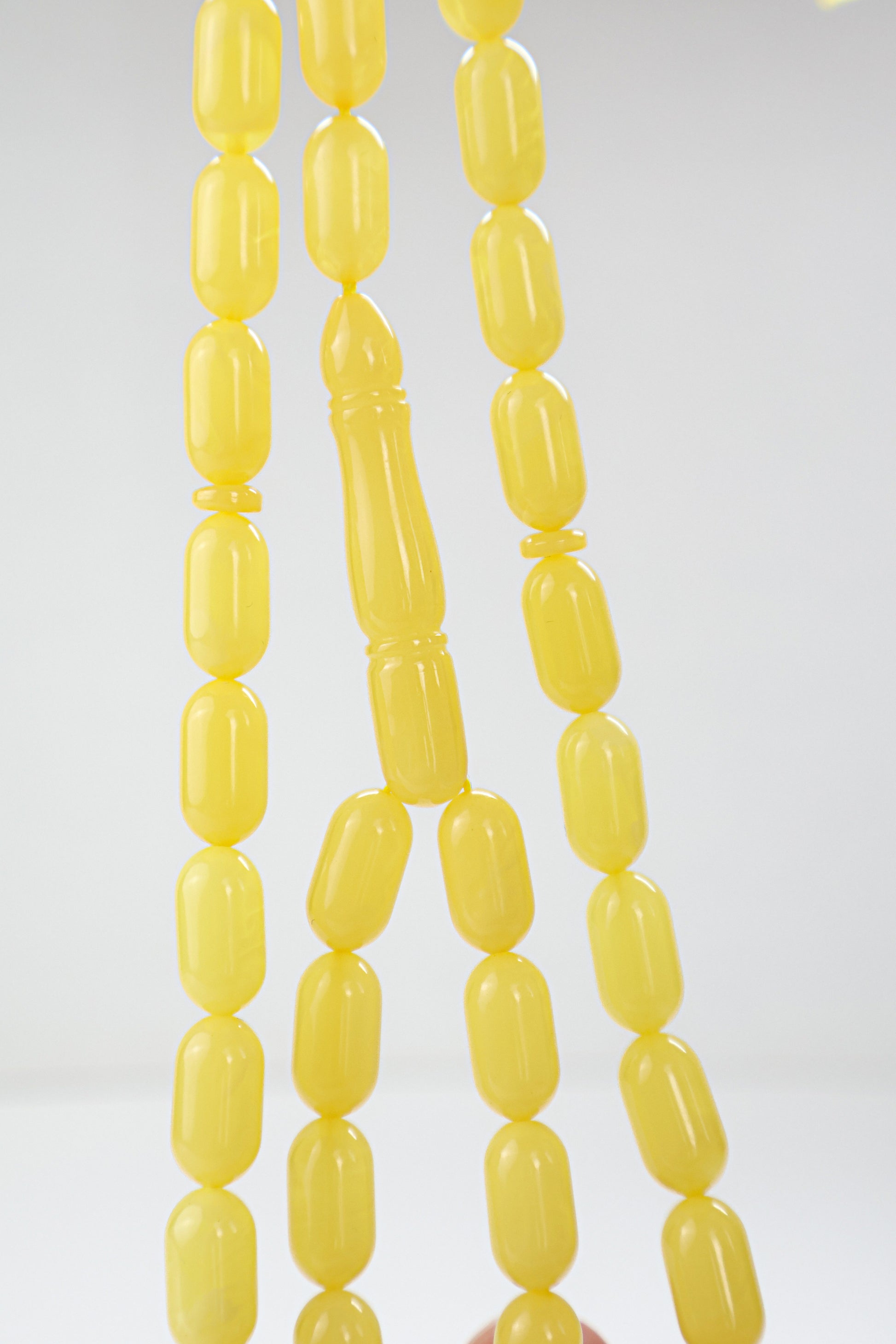 25.60g natural Baltic amber prayer beads (misbaha) certified by Amber Experts Laboratory in Gdansk, Poland.